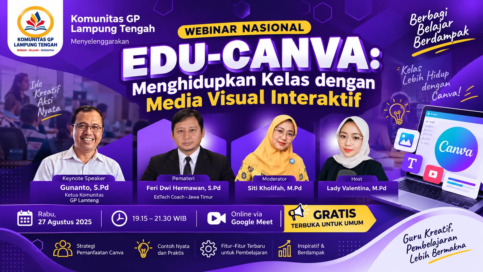 Webinar Nasional “EDU-CANVA"