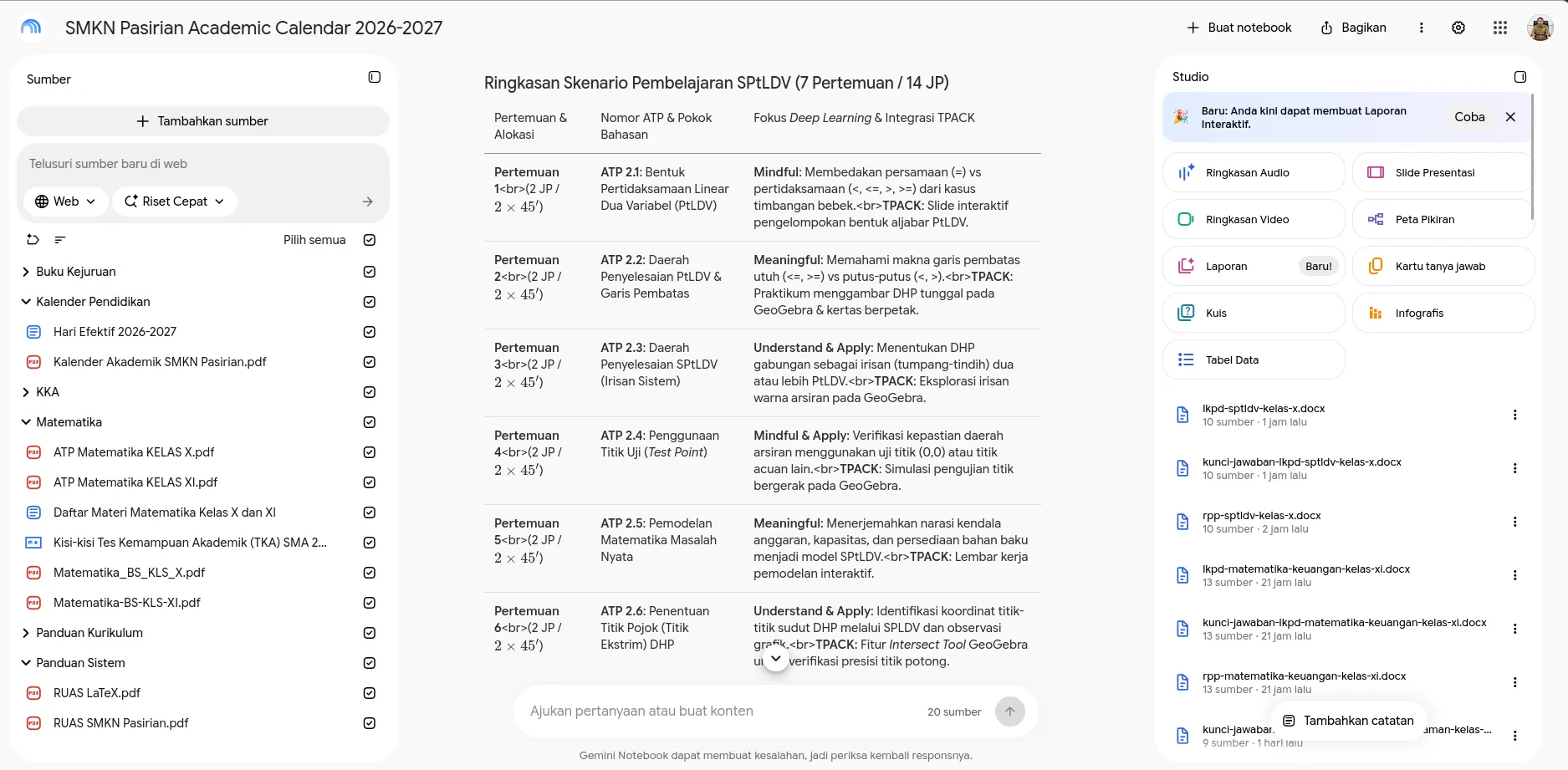 Notebooklm Interface
