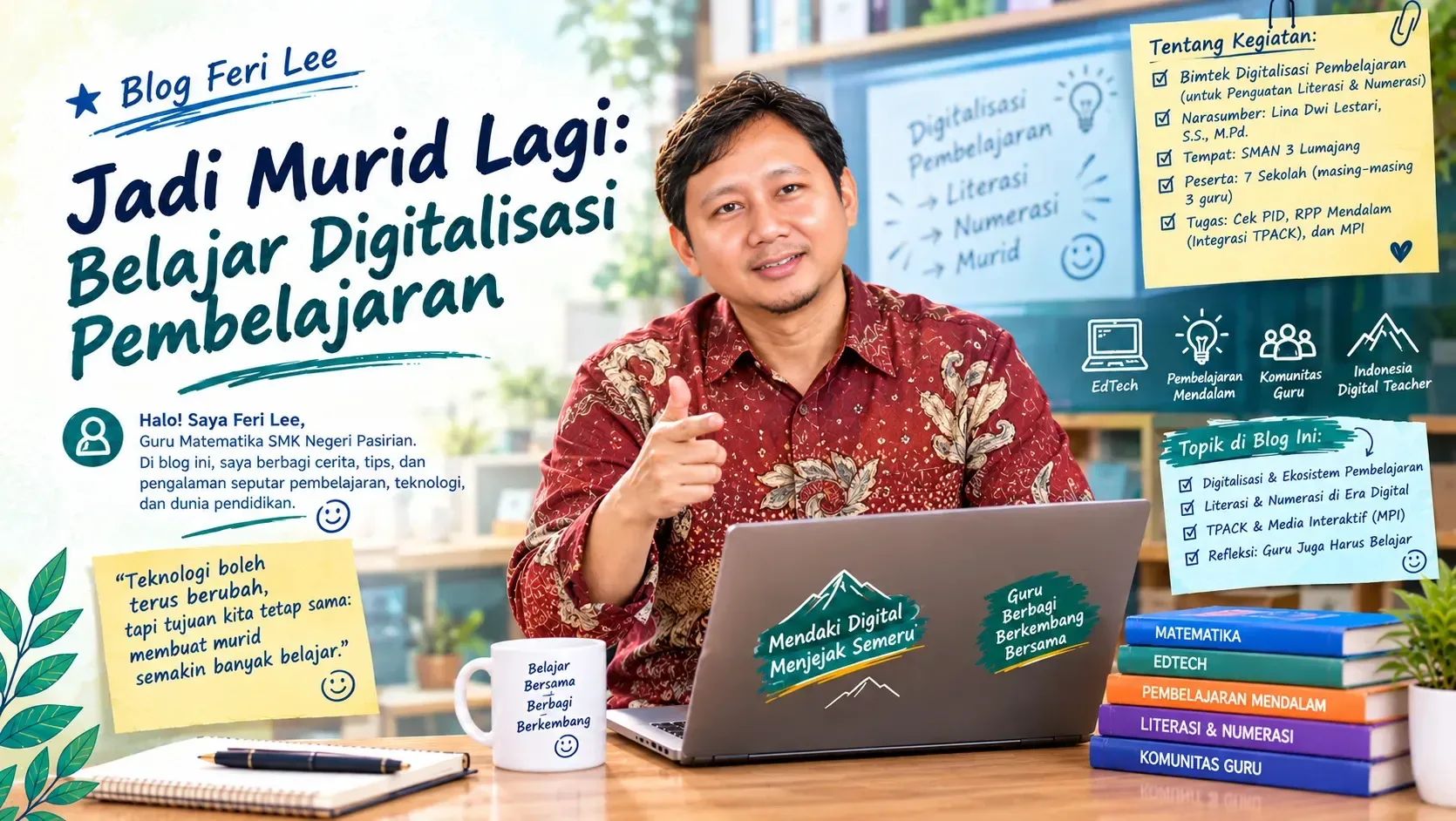 Jadi Murid Lagi, Belajar Digitalisasi Pembelajaran